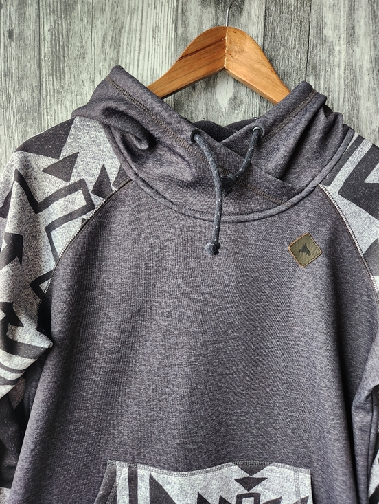 Burton Dryride Heron Pullover Hoodie Southwestern Pattern Womens Large - Picture 2 of 8